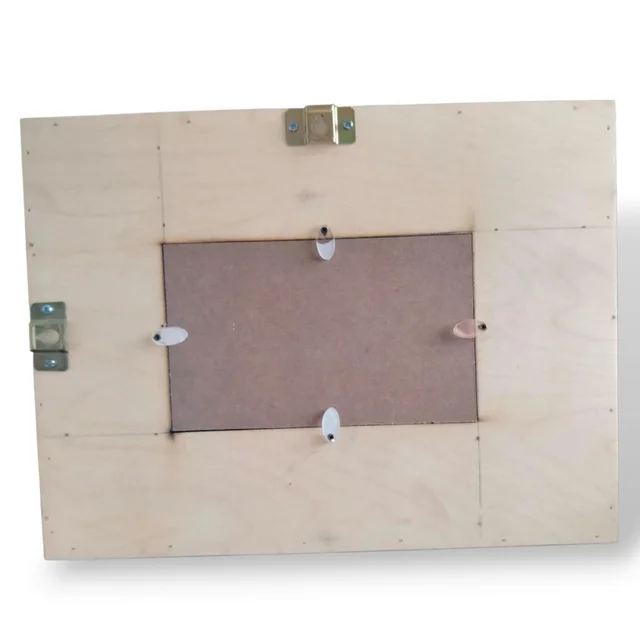 Wooden Platter With Partition - 12/9/1", With Centre Mdf