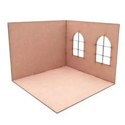 DIY Room Box/ Miniature Room Box:B6 - 8/8/8", Closed Room Box- With Acrylic