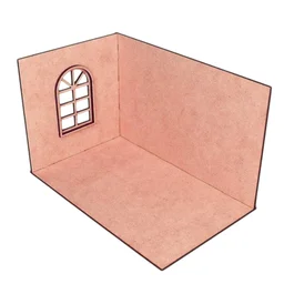 DIY Room Box/ Miniature Room Box:B9 - 10/8/8", Closed Room Box -With Acrylic