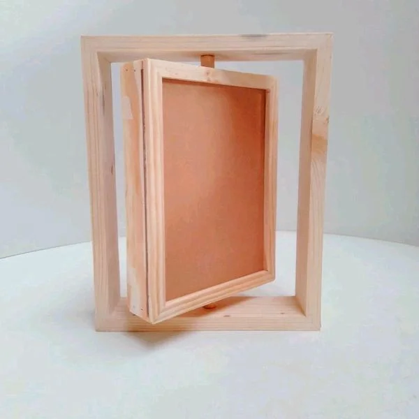 Pinewood Rotating Preservation Frame - With Acrylic Cover - 10/8/2"
