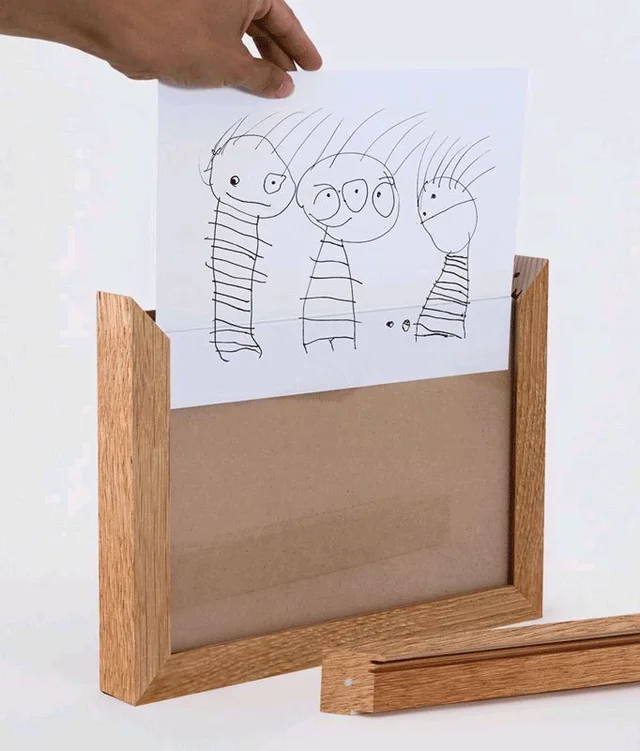 Children drawing memories keepsake photo frame - A5