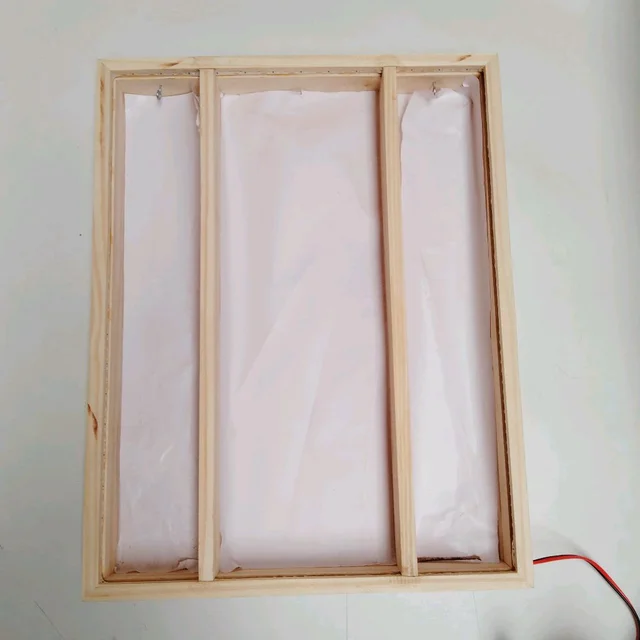 Pinewood LED 3 Part Frame - 24/18/2inch, Transparent Acrylic Base