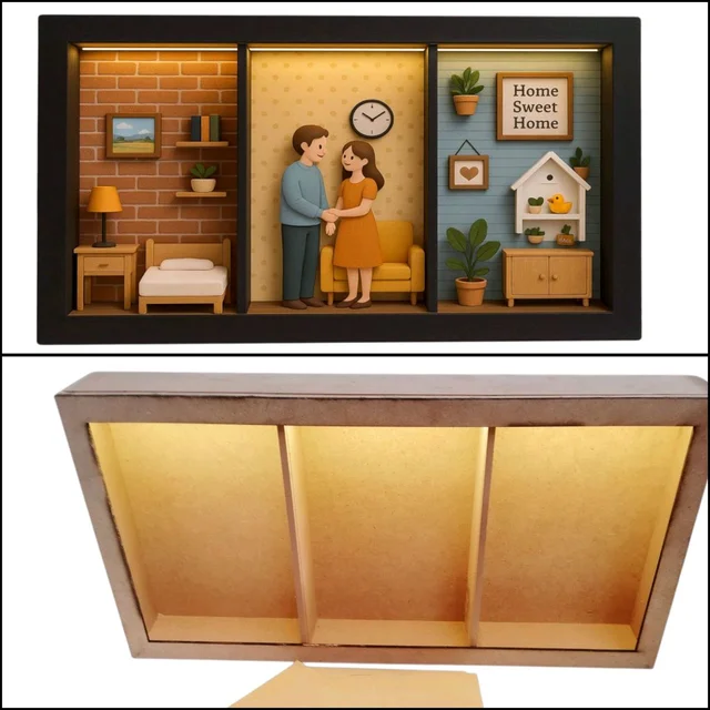 Long Horizontal Mdf Shadow Box - 18/10/2.75"