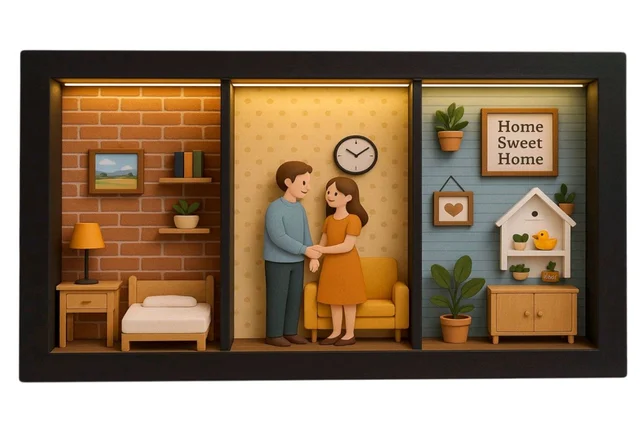 Long Horizontal Mdf Shadow Box - 18/10/2.75"