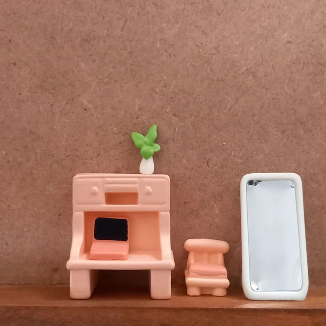Miniature Room Set -5 Pcs In Set - 1 Set
