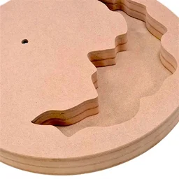 Geode/ Agate Flower Preservation Mdf Clock Base - 18inch, 24mm