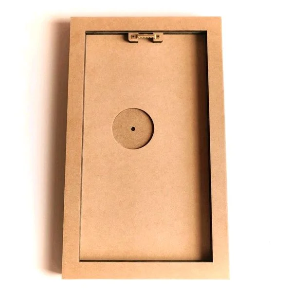Geode/ Agate Flower Preservation Mdf Clock Base - 16 Inch, 40mm