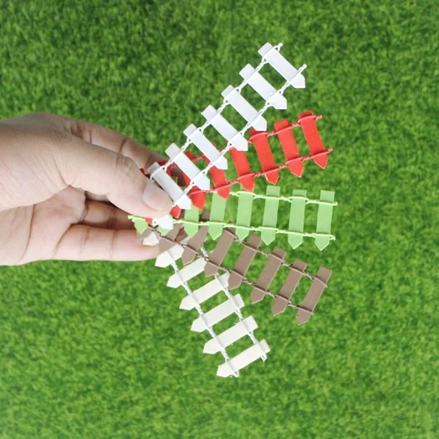 Miniature Garden Fence- - L-9.6/H-2.2cm., 10 Pcs
