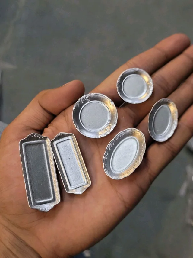 Miniature Tray, Plates Set