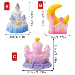 Miniature Fairy Castle -3 Pcs - All 3