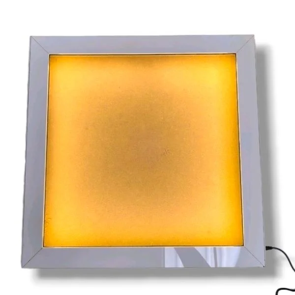 MDF Shadow Box With White Acrylic Front - 8/8/3 Inches