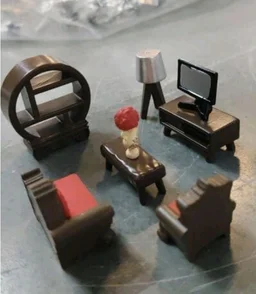 Miniature Living Room Set