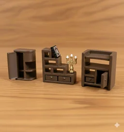 Miniature Shelf Set