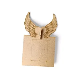 Angel Wings-Mdf Photo Fridge Magnet - 10 pcs