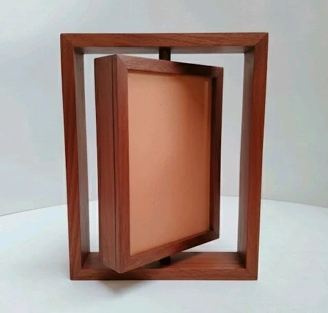 Teakwood Rotating Frame With Cover