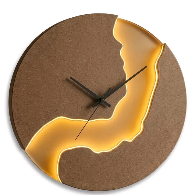 Geode LED Resin Preservation Clock - 12"