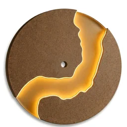 Geode LED Resin Preservation Clock - 16"
