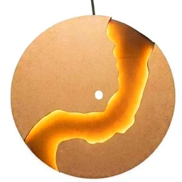 Geode LED Resin Preservation Clock - 18"