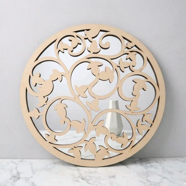 Vintage Rajwadi Mirrors - 12 inches