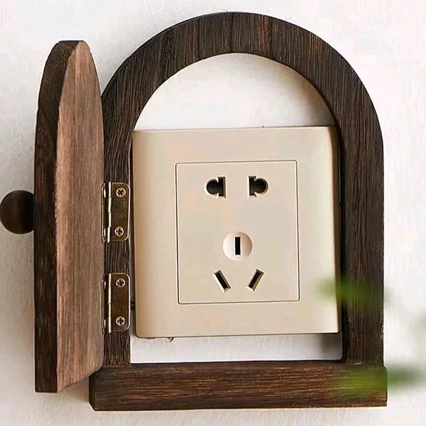 Wooden Wall Bracket /Socket Door