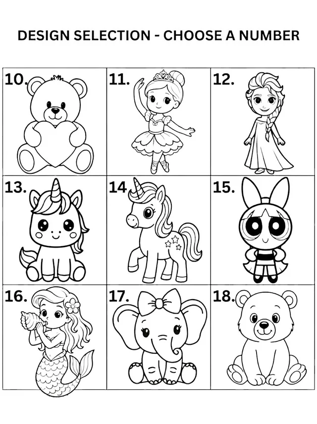 Kids name board DIY Kit-6 - 8/4 inch, 4+2.5 mm, 5 sets