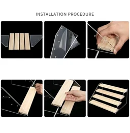 4 Tier Multi Purpose Product Display Stand/ Display Rack / Counter Product Riser