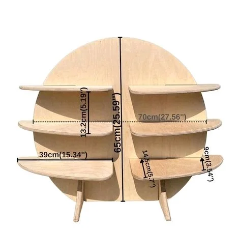 Round Pop-up Market Display / Product Display Shelves / Stand Alone Shelf / Market Stall / Craft Fair Display Stand