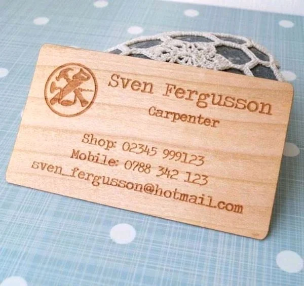 Wooden Business Card - 250 pcs