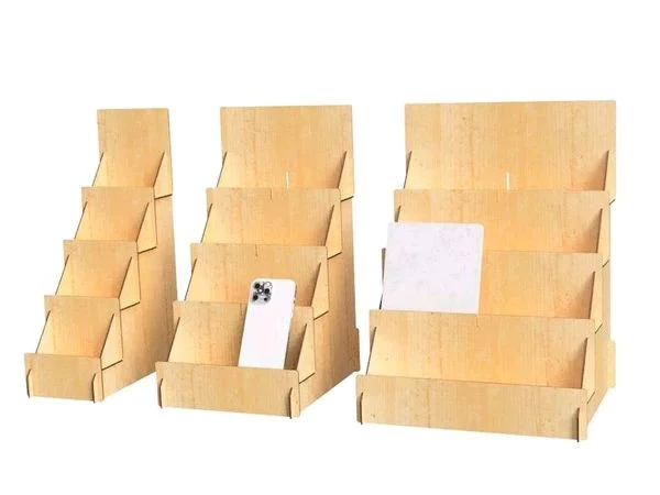 Collapsible Versatile Store Display Stand for Booklets, Magazines, and Souvenir