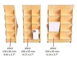 Collapsible Versatile Store Display Stand for Booklets, Magazines, and Souvenir