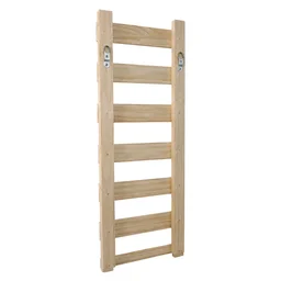 Pinewood Slatted Ladder For Display - 24/8 inch( LxW)