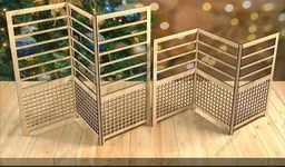 Expandable Wooden Jewellery Organiser Stand Display / Earring Organizer Rack