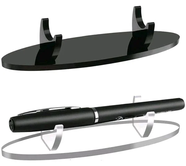 Acrylic Luxury Pen Display Stand- Set Of 5 - Black