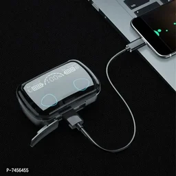 M10 TWS Bluetooth 5.1 Earphones Charging Box Wirless Earbuds Waterproof With Microphones Bluetooth - Black, FREE DELIVERY