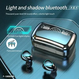 OPPO TWS M10 Digital indicater True Wirless V5.1 Bluetooth Headset Bluetooth Headset - Black, FREE DELIVERY