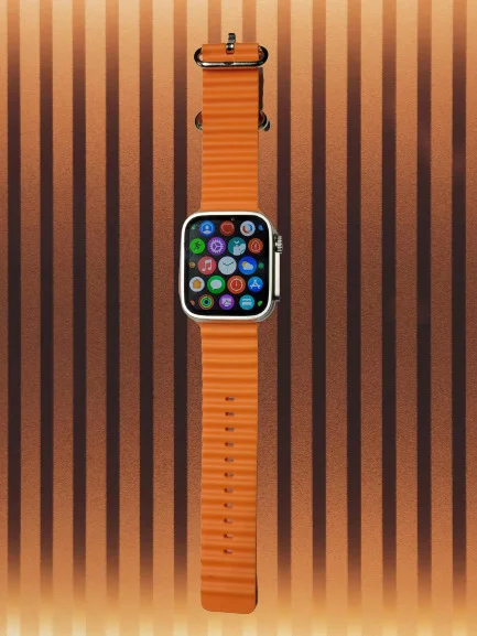 Smart Watch - Orange, FREE DELIVERY