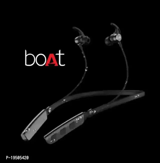 Boat Rocker 235v2 Bletooth Wireless in Ear Earphones with Upto 20 Hours Playback ASAP Charge Wirless Neckband - Black, FREE DELIVERY