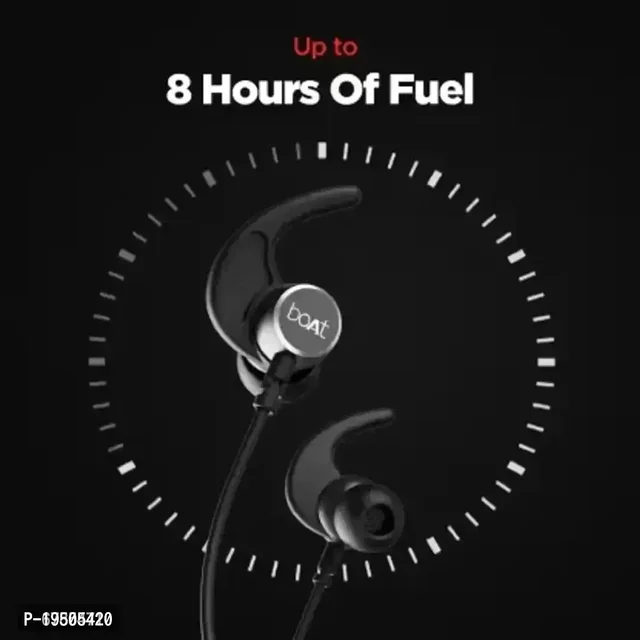 Boat Rocker 235v2 Bletooth Wireless in Ear Earphones with Upto 20 Hours Playback ASAP Charge Wirless Neckband - Black, FREE DELIVERY