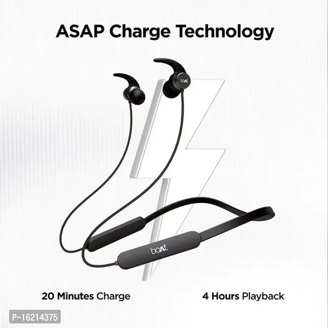 Bluetooth Neckband Headset Earphones - Black, FREE DELIVERY
