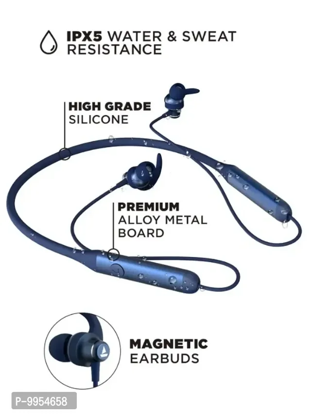 Boat Rockerz Wirless Neckband Up to 30 H Playback - Multicoloured, FREE DELIVERY