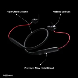 Boat Rockerz 335 Wirless Neckband UPto 30H Playback - Red, FREE DELIVERY