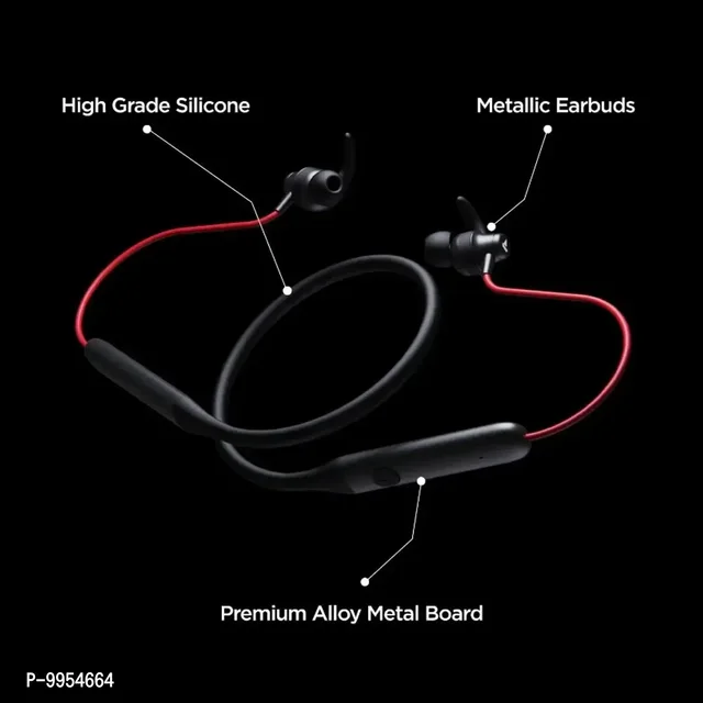 Boat Rockerz 335 Wirless Neckband UPto 30H Playback - Red, FREE DELIVERY