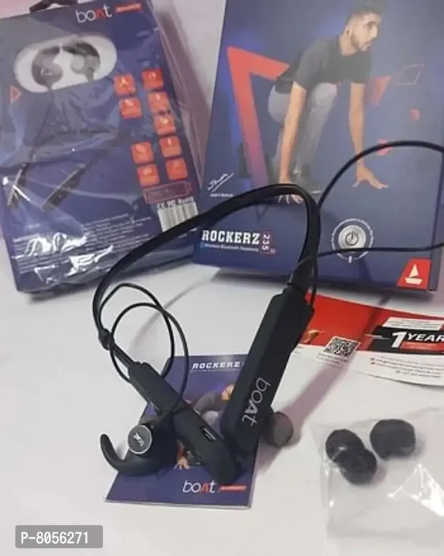 Boat Rockerz 235V2 with ASAP Charge and upto 18 Hours Playback Bluetooth - Black, FREE DELIVERY