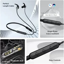 Boat Rockerz 255 Pro Ear Bluetooth Neckband High Class Bluetooth Neckband - Black, FREE DELIVERY