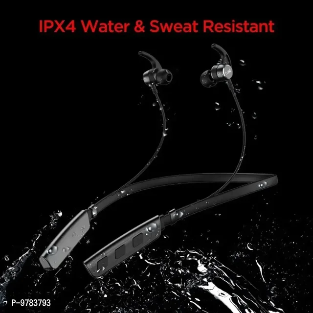 Boat Rockerz 235 V2 Stereo Wirless Earphones With Upto 8hours of Uniterrupted Music Fast Charging IPX5 - Black, FREE DELIVERY