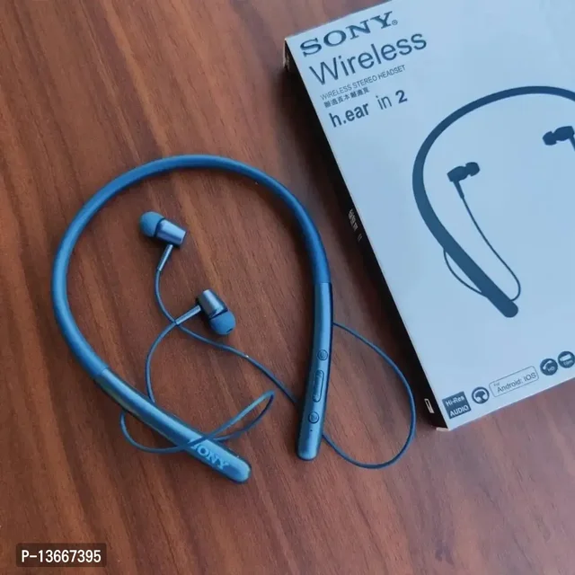 Classy Wirless Bluetooth Neckband - Grey, FREE DELIVERY