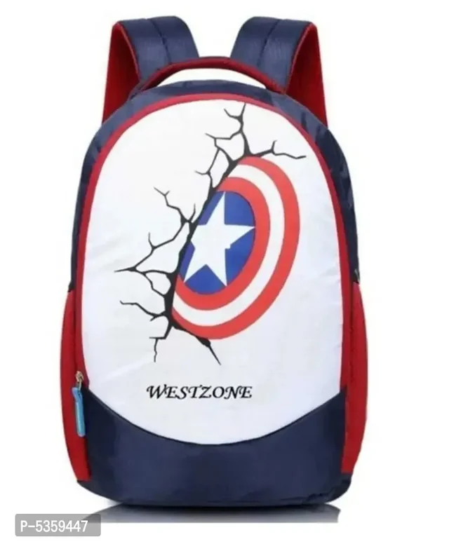 Waterproof Backpack for School - Red, FREE DELIVERY