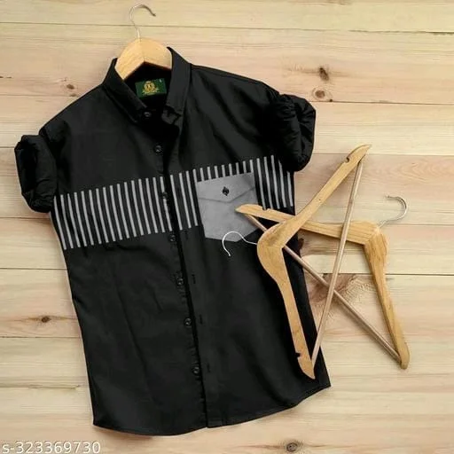 Mens New Casula Shirt - XL, Black, FREE DELIVERY