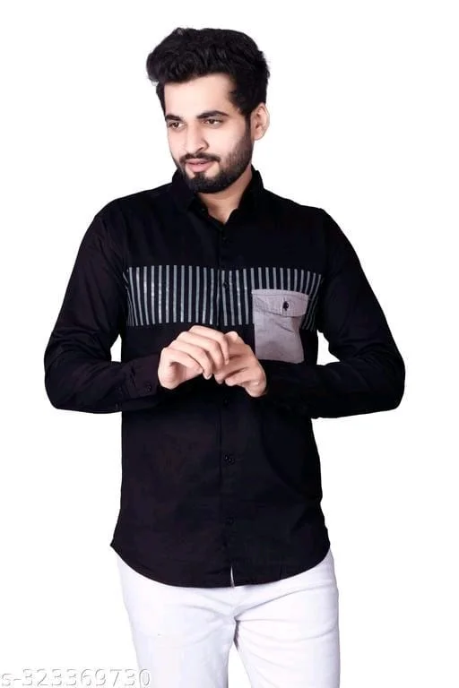 Mens New Casula Shirt - XL, Black, FREE DELIVERY