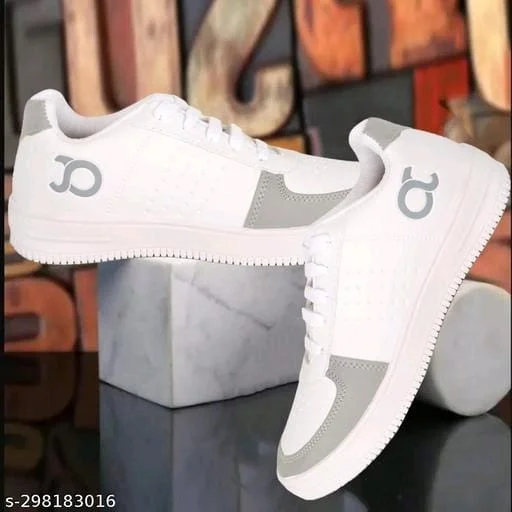 Premium Sneakers For Men - IND-6, White, FREE DELIVERY